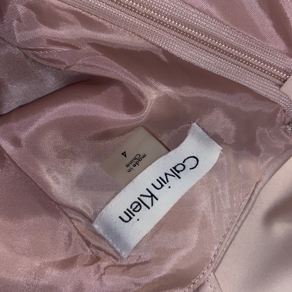 Calvin Klein Gown color: blush size: 4 - Picture 6 of 6